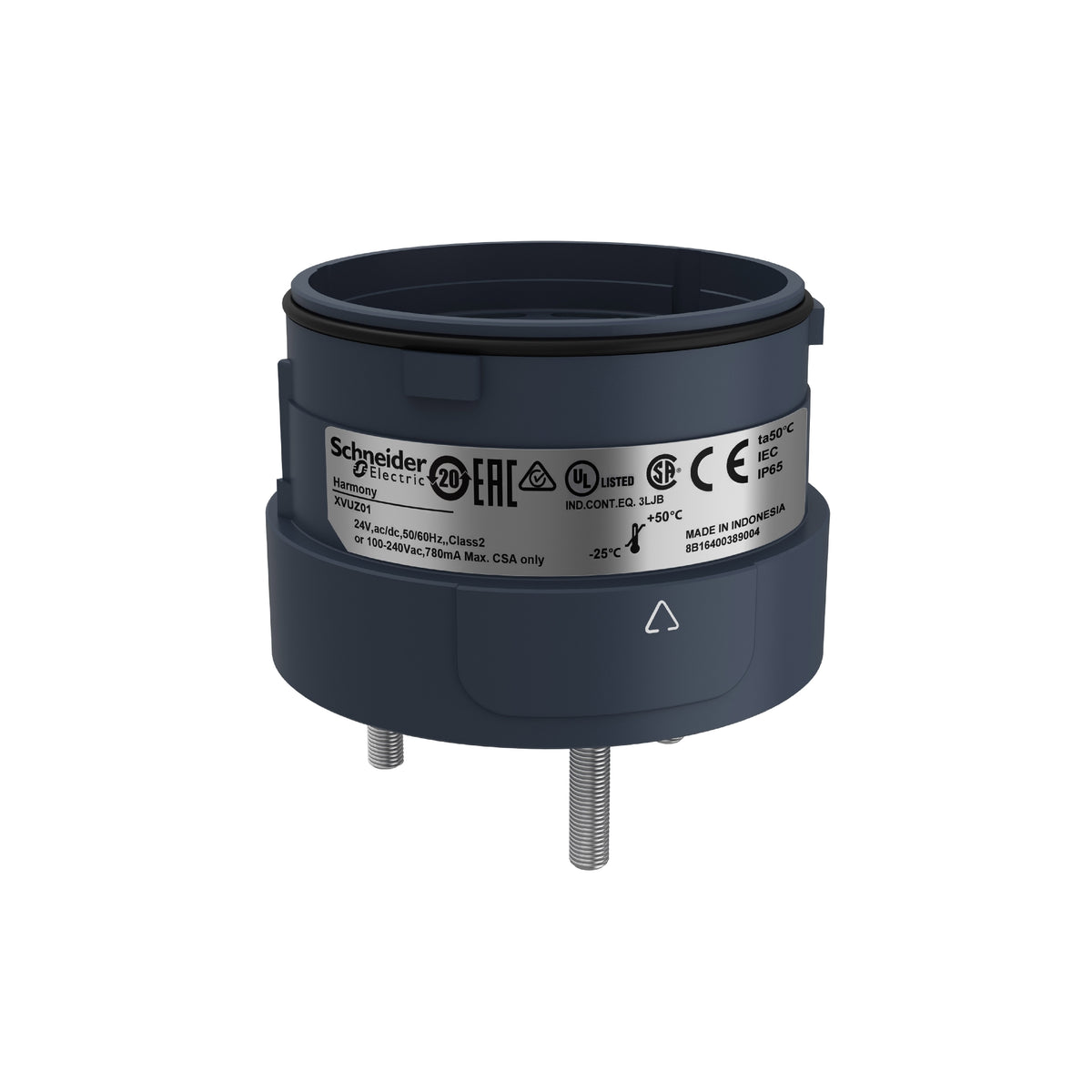 Fixing Unit-3 Pins Direct Mounting-Black ((*)) Schneider Electric XVUZ01