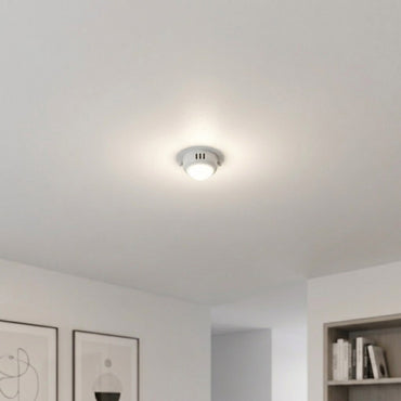Lámpara techo tipo plafón GY6.35 50W Satinado Agliano I Blanco Tecnolite
