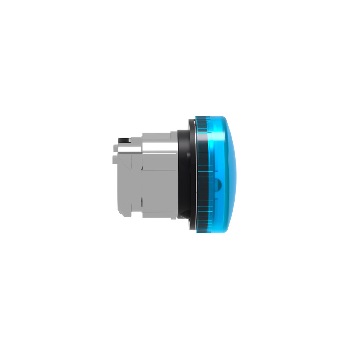 Cabeza Piloto Luminoso-Ø 22-Redonda-Lentes Lisas Azules Schneider Electric ZB4BV06
