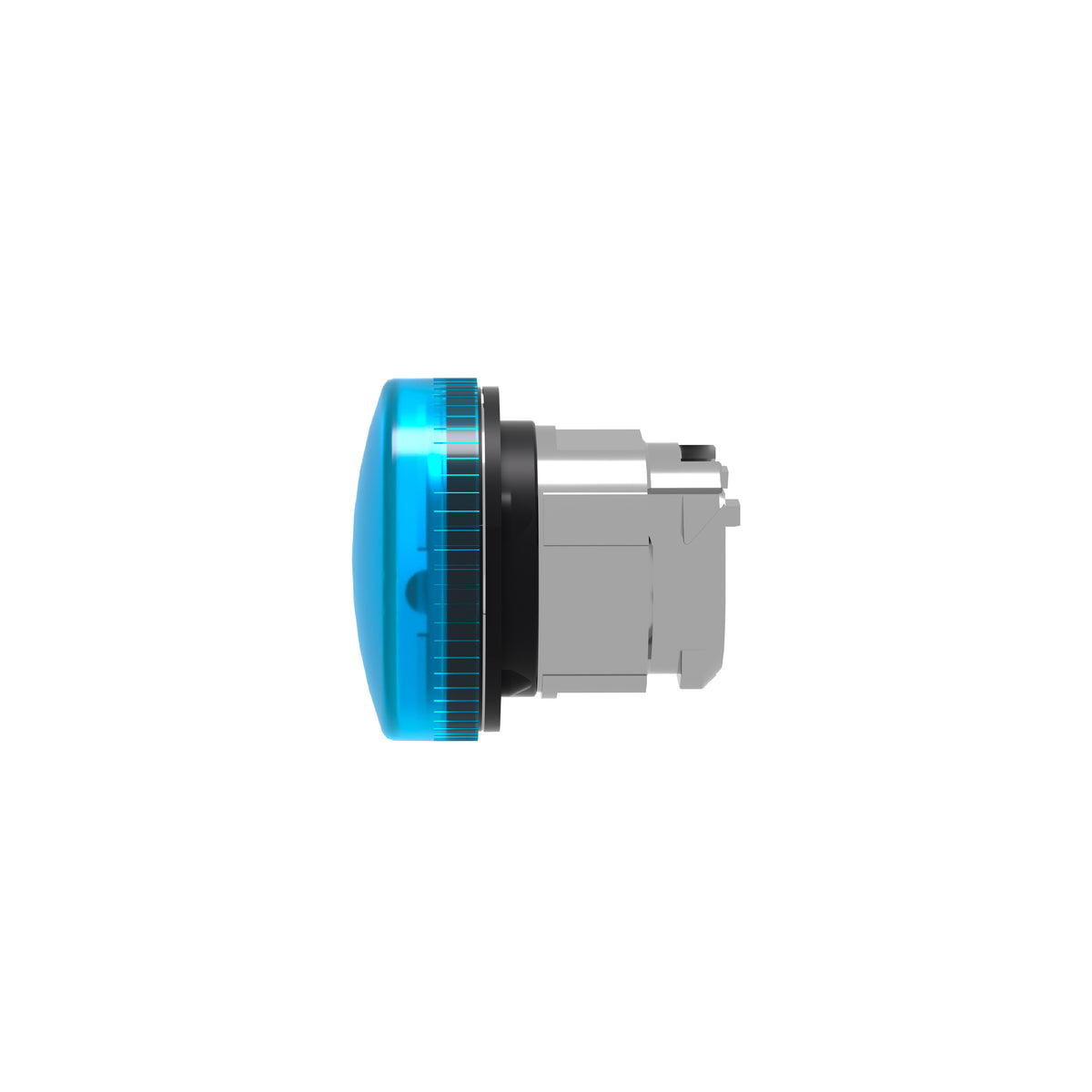 Cabeza Piloto Luminoso-Ø 22-Redonda-Lentes Lisas Azules Schneider Electric ZB4BV06