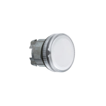 Cabeza Piloto Luminoso-Ø 22-Redonda-Lentes Lisas Claras Schneider Electric ZB4BV07