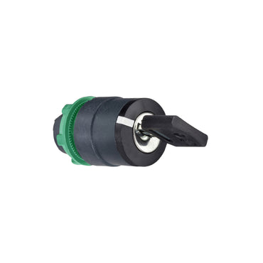 Cabeza Selector con Llave-2 Posiciones-Ø 22-Negro Schneider Electric ZB5AG4