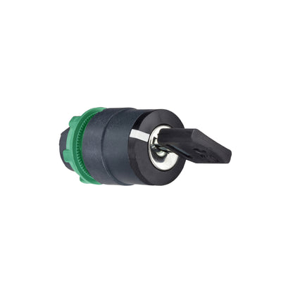 Cabeza Selector con Llave-2 Posiciones-Ø 22-Negro Schneider Electric ZB5AG4