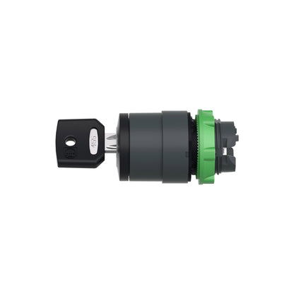 Cabeza Selector con Llave-2 Posiciones-Ø 22-Negro Schneider Electric ZB5AG4