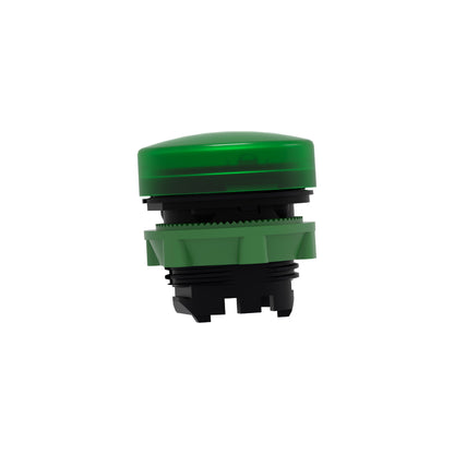 Cabeza Piloto Luminoso-Ø 22-Redonda-Lentes Lisas Verdes Schneider Electric ZB5AV03