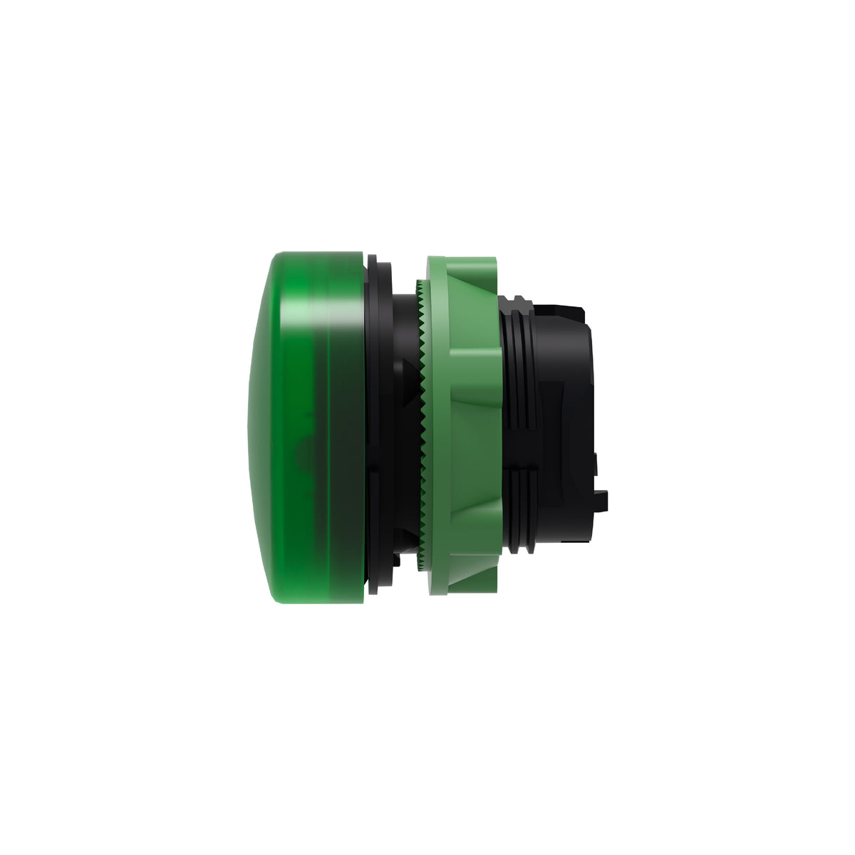 Cabeza Piloto Luminoso-Ø 22-Redonda-Lentes Lisas Verdes Schneider Electric ZB5AV03
