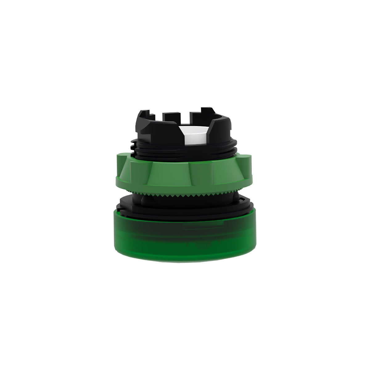 Cabeza Piloto Luminoso-Ø 22-Redonda-Lentes Lisas Verdes Schneider Electric ZB5AV03