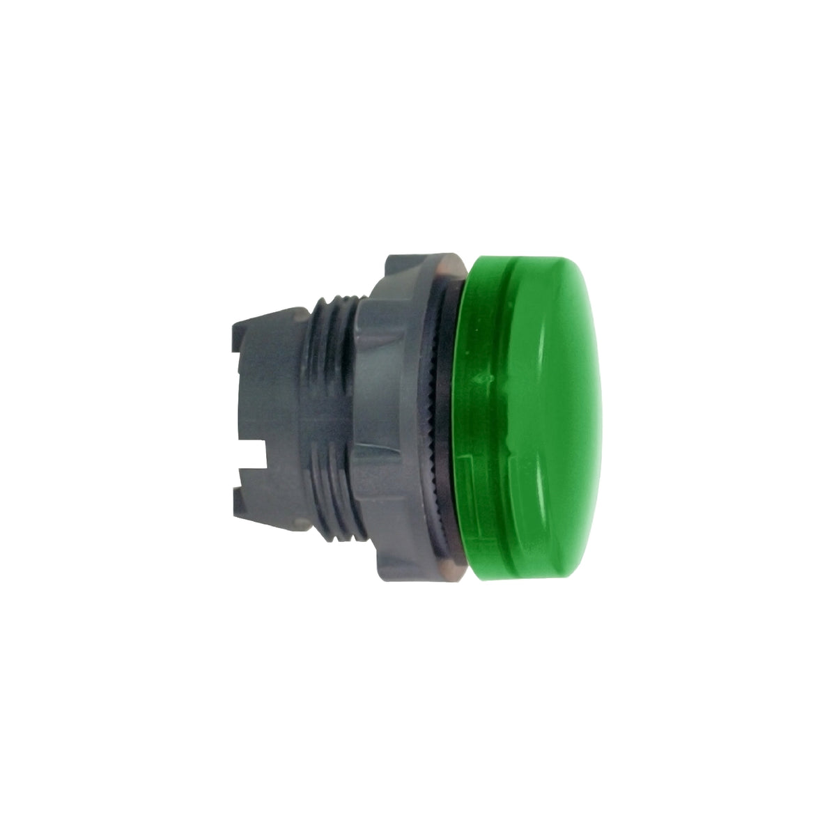 Cabeza Piloto Luminoso-Ø 22-Redonda-Lentes Lisas Verdes Schneider Electric ZB5AV03
