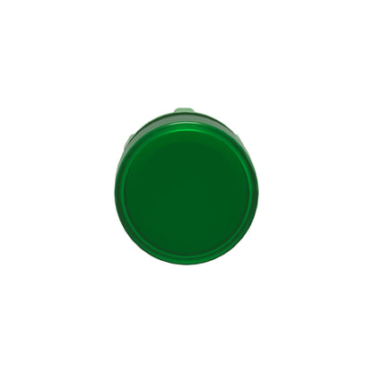 Cabeza Piloto Luminoso-Ø 22-Redonda-Lentes Lisas Verdes Schneider Electric ZB5AV03