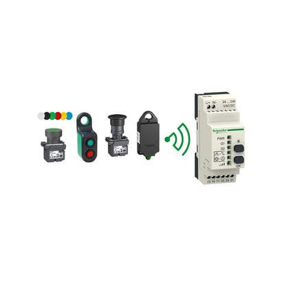 Kit de 10 Tapas Distintas-Diferentes Colores-Ø 22 Schneider Electric ZBA79