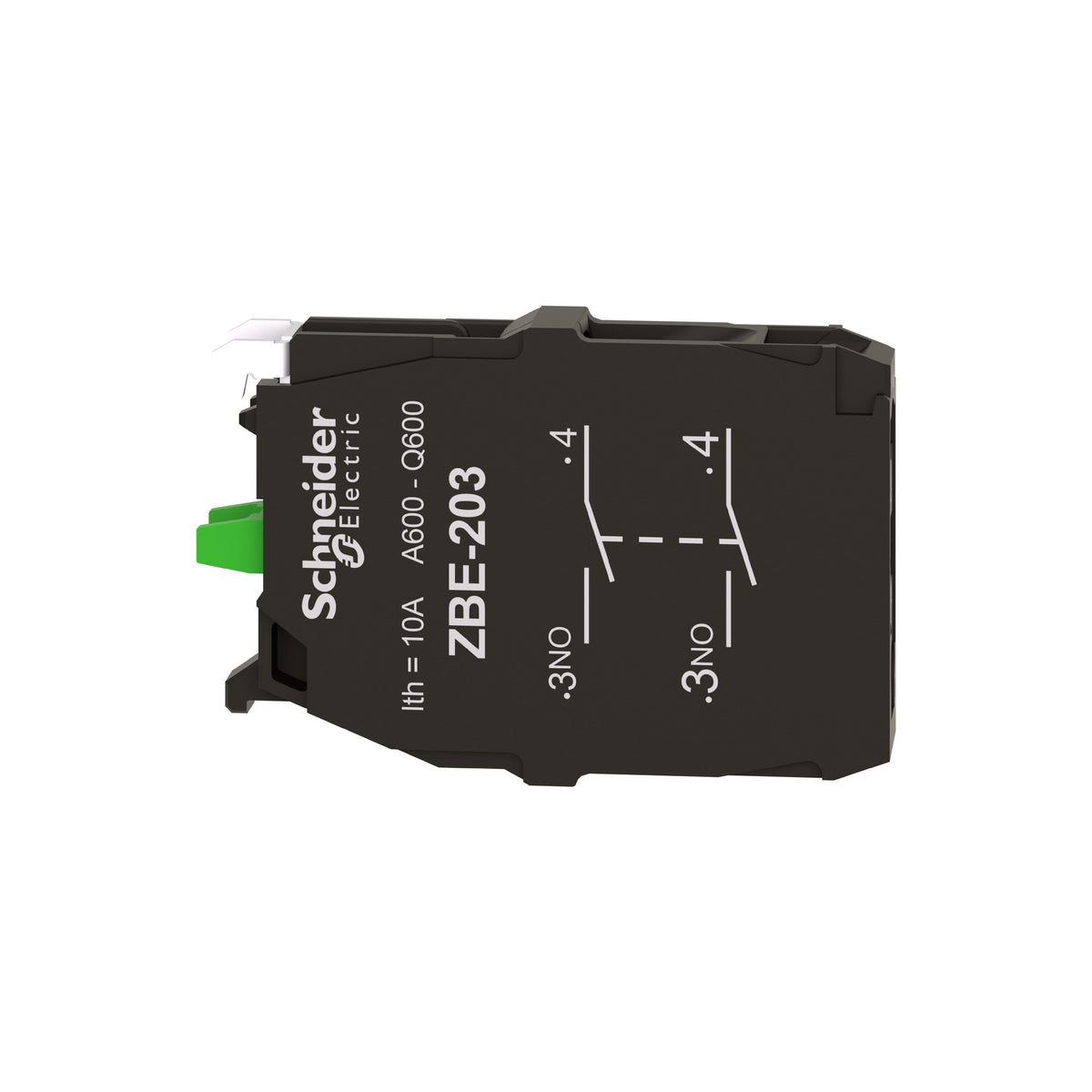 Elemento de Contacto para Botón de Control-Zbe Ø 22-2 Na Schneider Electric ZBE203