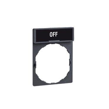 Portaleyenda 30 X 40 MM Estándar-Ø 22-con Leyenda Desactivar Schneider Electric ZBY2312