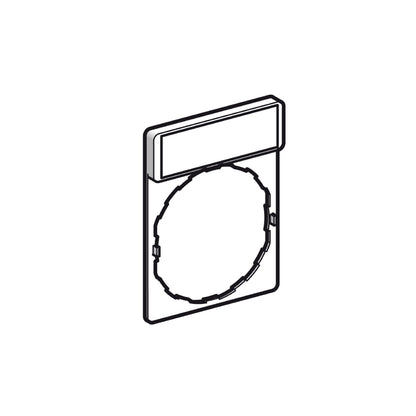 Portaetiqueta 30 X 40 MM Estándar-Ø 22-con Leyenda Auto-Manual Schneider Electric ZBY2364