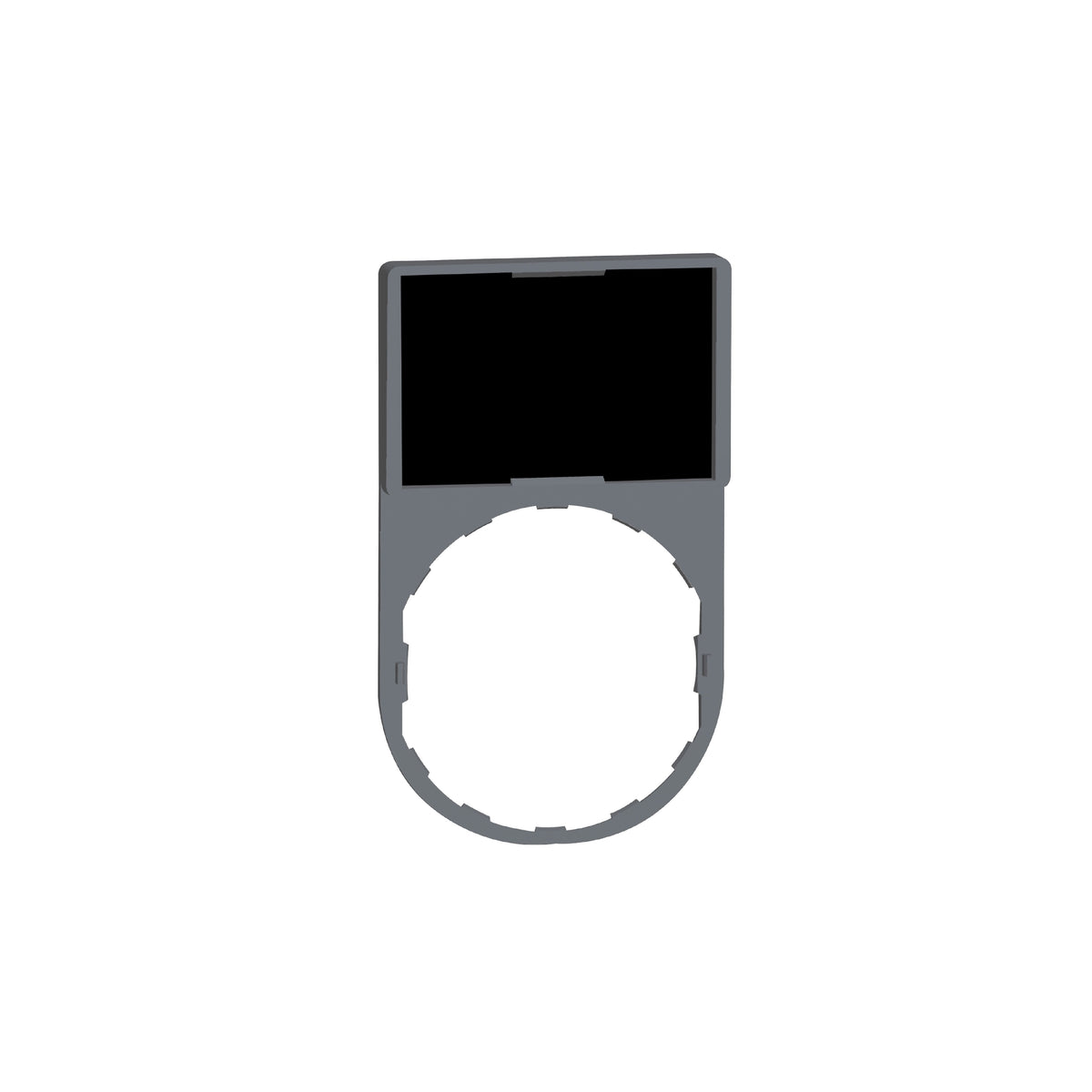 Portaetiqueta 30 X 50 MM Estándar-Ø 22-con Leyenda en Blanco Schneider Electric ZBY6101