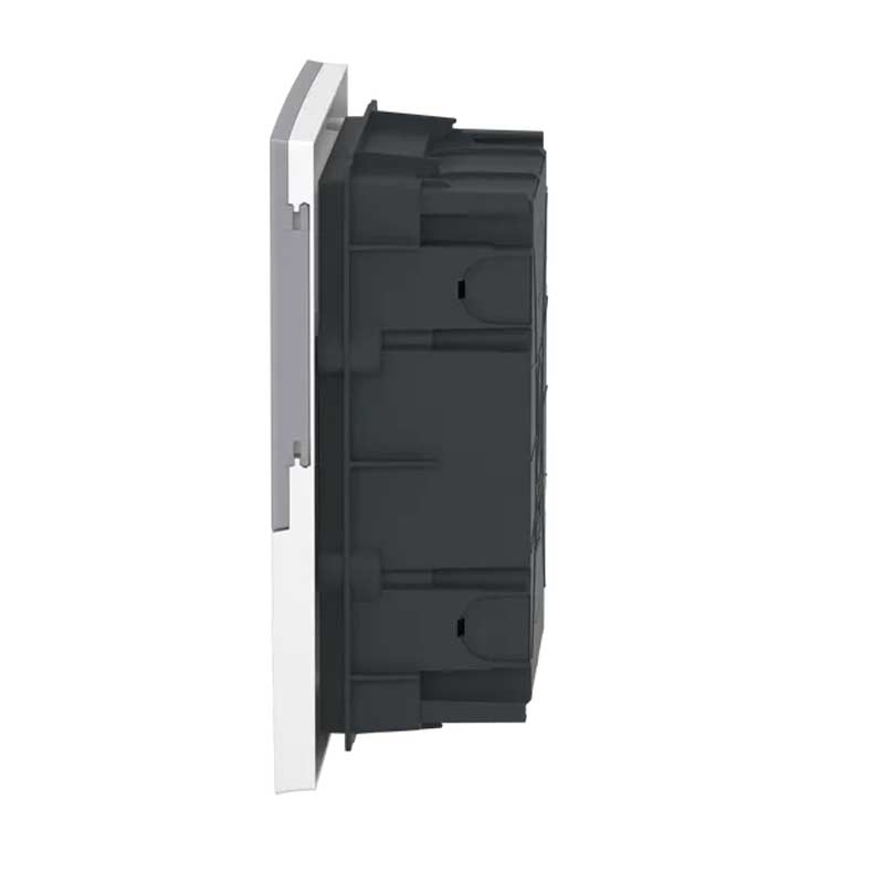 Gabinete de empotrar Mini Pragma 1 filas x 6 módulos, puerta gris | Schneider Electric