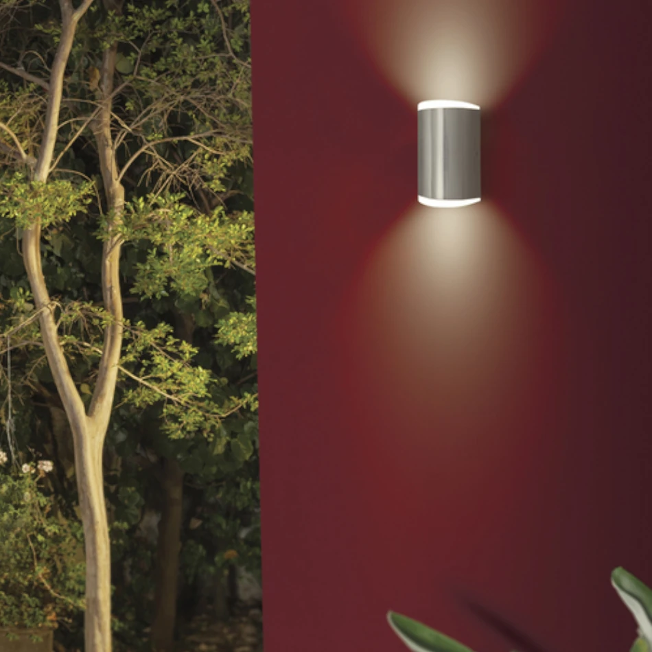 Fecha roja Malawi oferta Lámpara de pared exterior LED Luz cálida 14.5W Tecnolite - TAMEX