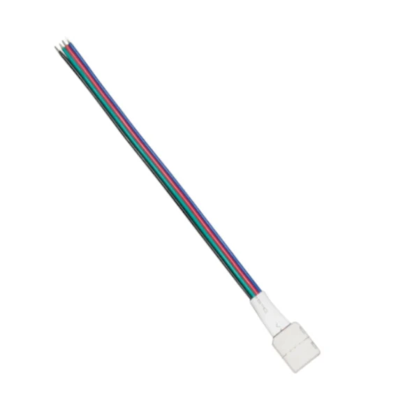 243-MLED-60-4-RGB Cable 4 hilos con conector de presión para tiras RGB Tlapps