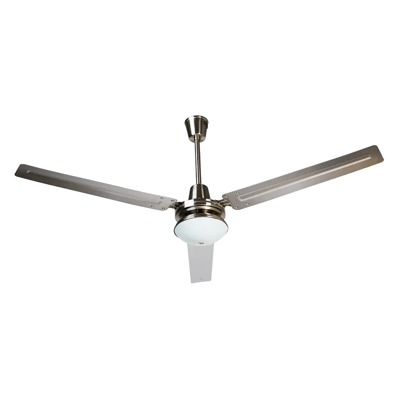 Centauro con luz, Ventilador Industrial | 56" | 3 aspas de lmina | Satinado. Masterfan