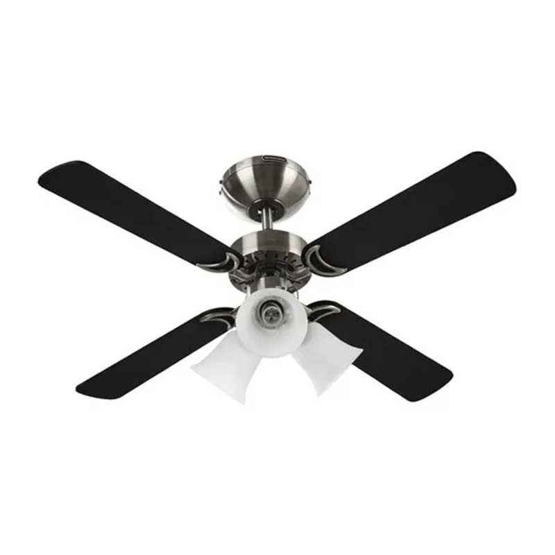 Oporto, Ventilador decorativo | 42" | 4 aspas MDF reversibles | Latón antiguo | Masterfan