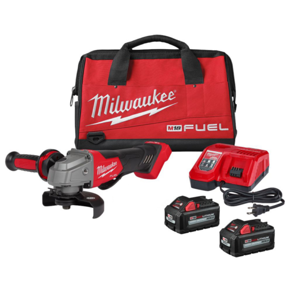 Kit Esmeril Rectificadora con Freno M18 FUEL interruptor de paleta sin bloqueo Milwaukee 2880-22