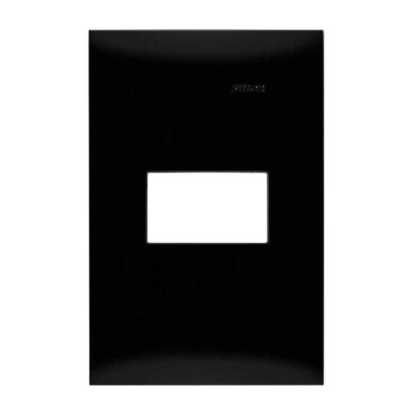 Placa de 1 módulo | Color negro bano | Simon 25 Plus | Simon