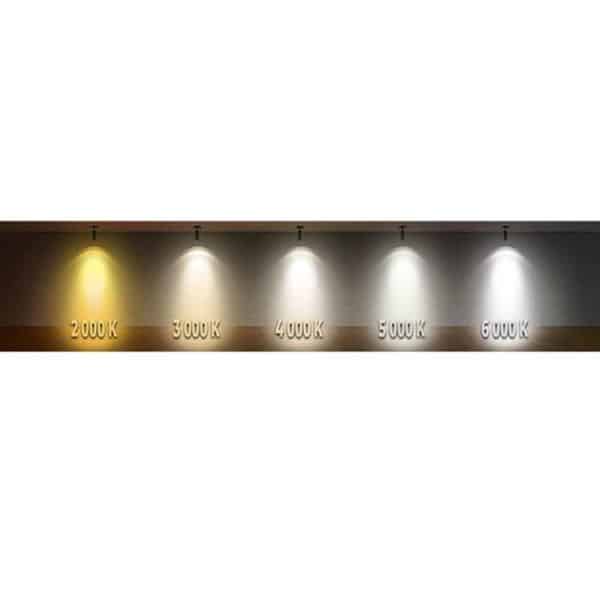 Lámpara techo empotrar SMD LED 10W 6500K 100-240V IP30 Blanco Illux