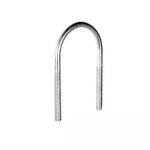 Abrazadera tipo U de 1 1-4 Electro Zinc