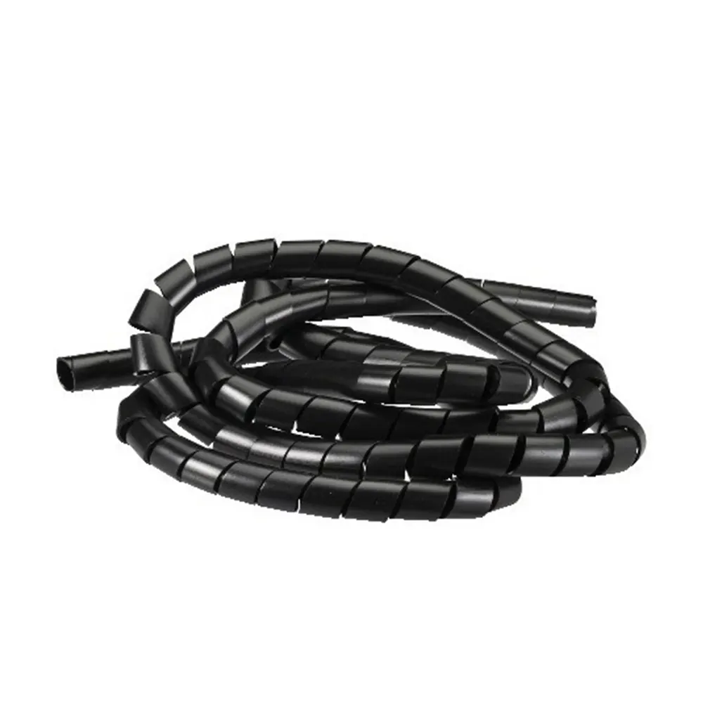  Aexit - Cable espiral para tubos (98.4 x 9.8 ft), color negro :  Electrónica