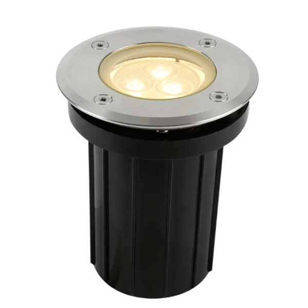 H-520-3W-30-Lámpara sumergible LED Luz cálida 3W Acero ino-Dijon Tecnolite