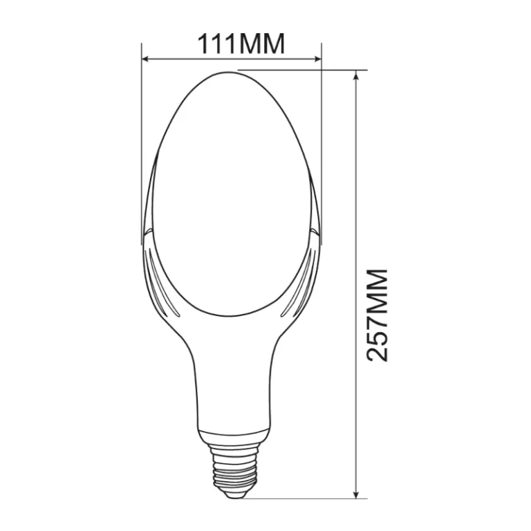 LHBM-LED-50-65Ampolleta LED E27 Luz fría 50W Tecnolite