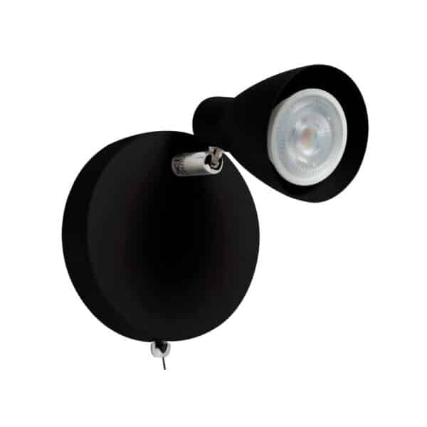 Lámpara-de-techo-para-sobreponer-tipo-riel-negro--GU10-Illux--525-TR-2401.N