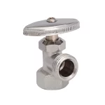 Llave de control angular de latón Dica