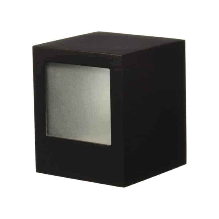 Lampara de pared LED Luz calida negro Illux