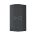 Placa armada con contacto 2P+T Negro Marisio