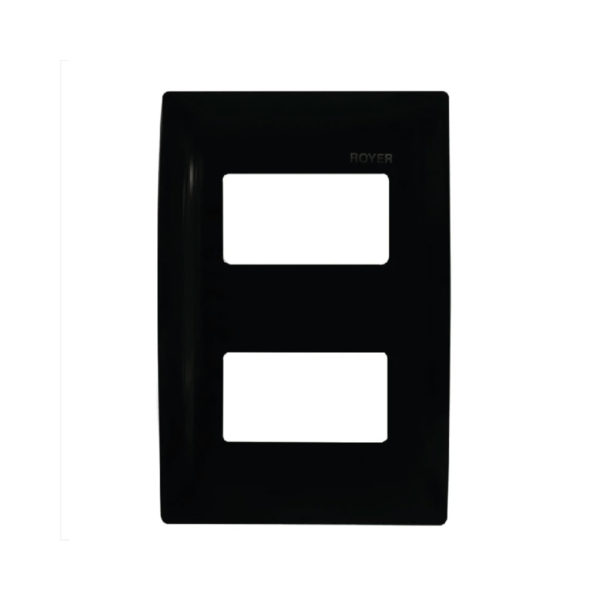 Placa-de-2-módulos-color-Negro-Royer-100-Eaton--069-100-6202BK