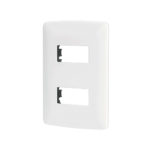 Placa-de-2-módulos-de-ABS-Blanco-101-PPDO-IB