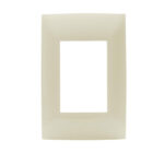 Placa de 3 Módulos Marfil Cien Leviton