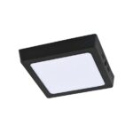 Plafón LED Luz Calída 6W Negro Tecnolite