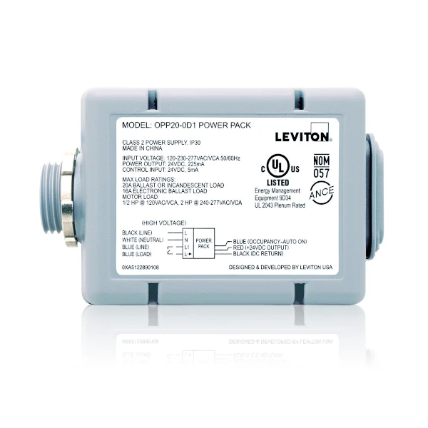 Power-Pack-para-sensor-de-ocupaciónLeviton053-OPP20-0D1