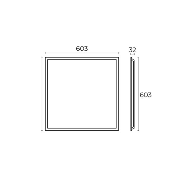 Panel LED Luz blanca y Cálida Blanca Illux - Imagen 2