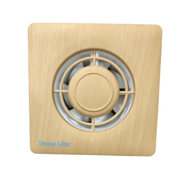 Extractor de Aire Axial de 6" color Maple Claro