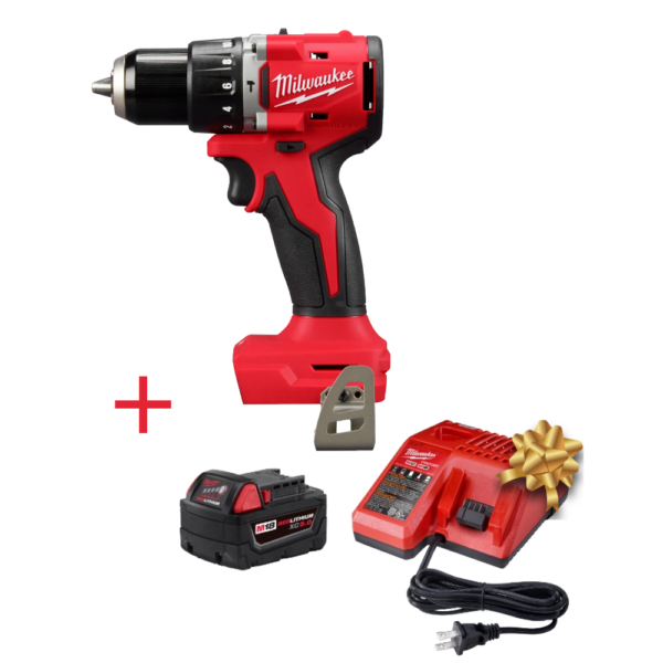 Taladro Percutor Compacto sin Escobillas M18 Milwaukee 3602-20
