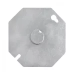 Tapa ciega octagonal 4"