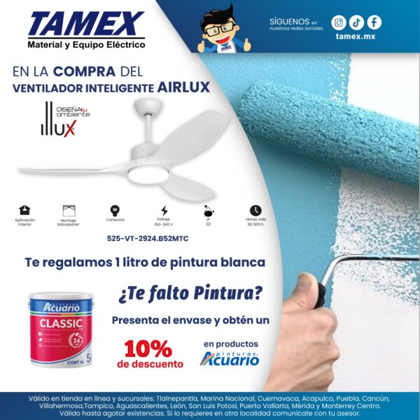 VENTILADOR AIRLUX - PROMOCION