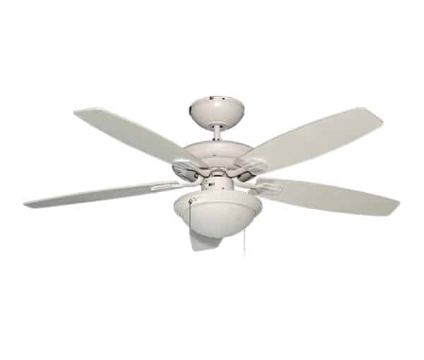 Ventilador Decorativo 52 con Luz 2x60W Base E26 5 Aspas de Madera reversible Masterfan