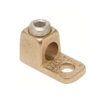 Zapata terminal de CU 14 AWG-4AWG perno de 1/4 Burndy