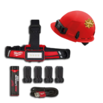 lampara LED para casco Milwaukee más casco