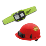 linterna frontal con faro reflector Milwaukee