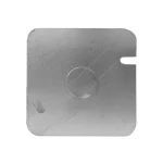 Tapa cuadrada galvanizada de 1" (25mm)